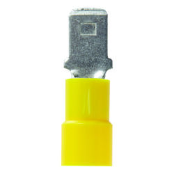 Jandorf 12-10 Ga. Insulated Wire Male Disconnect Yellow 5 pk