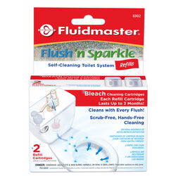 Fluidmaster Flush N' Sparkle No Scent Continuous Toilet Cleaning System Refill 2 Liquid