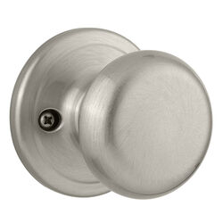 Kwikset Juno Satin Nickel Steel Dummy Knob 2 Grade Right or Left Handed