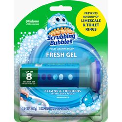 Scrubbing Bubbles Rainshower Scent Continuous Toilet Cleaning System 1.34 oz Gel