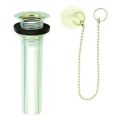 Ace 1-1/4 in. Chrome Brass Lift Plug and Drain