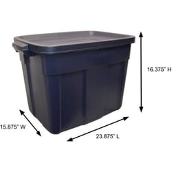Rubbermaid Roughneck 16.5 in. H X 15.9 in. W X 23.875 in. D Stackable Storage Box