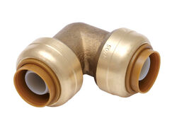 SharkBite 1 in. Push T X 1 in. D Push Brass Elbow