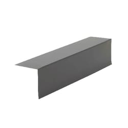 Amerimax 1.5 in. W X 10 ft. L Galvanized Steel Roof Edge Flashing Silver