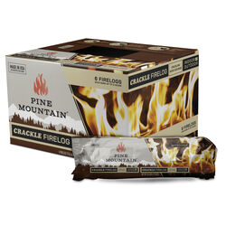 Pine Mountain Crackling Fire Log 6 pk