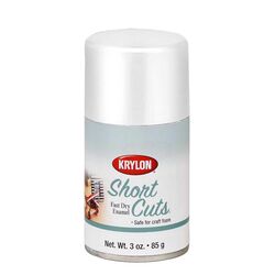 Krylon Short Cuts Gloss White Spray Paint 3 oz