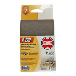 Shopsmith 21 in. L X 3 in. W Ceramic Sanding Belt 120 Grit Fine 1 pc