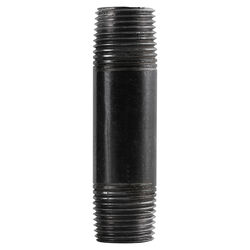 Pipe Decor 1/2 in. MPT T Black Steel 6 in. L Pipe Decor Connector