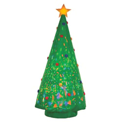 Gemmy Airblown LED White 8 ft. Inflatable Christmas Tree with Kaleidoscope Lighting