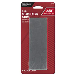 Ace 6 in. L Aluminum Oxide Sharpening Stone 60/80 Grit 1 pc