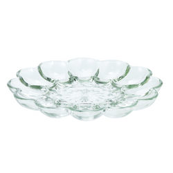 Anchor Hocking Clear Glass Egg Plate 1 pk