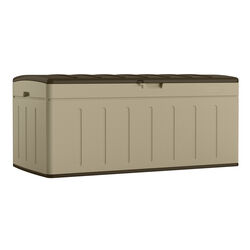 Suncast 52 in. W X 27 in. D Beige Plastic Deck Box 99 gal