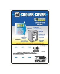 Dial 36 in. H X 34 in. W White Polyester Evaporative Cooler Cover
