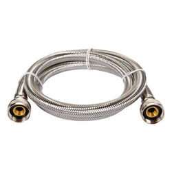 Ace 3/4 in. Hose Thread T X 3/4 in. D Hose Thread 48 in. Braided Stainless Steel Supply Line