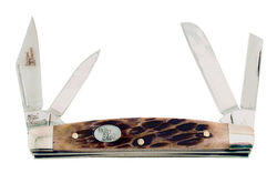 Frost Cutlery Little Congress Brown Stainless Steel 3-1/8 in. Folder Pocket Knife