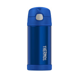 Thermos FUNtainer 12 oz Vacuum Insulated Blue BPA Free Thermos Bottle