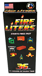 Fire Liters Wood Fiber Fire Starter 36 pk