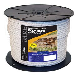 Dare Products 6 in. D X 600 in. L White Twisted Poly Rope