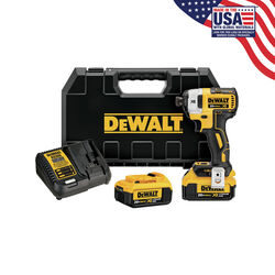 DeWalt 20V MAX XR 20 V 1/4 in. Cordless Brushless Impact Driver Kit (Battery & Charger)