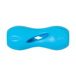 West Paw Zogoflex Blue Qwizl Synthetic Rubber Dog Treat Toy/Dispenser Small
