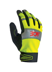Ace Men's Indoor/Outdoor Hi-Viz Work Gloves Black/Yellow M 1