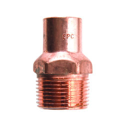 Nibco Inc 3/8 in. Copper T X 1/2 in. D MIP Copper Pipe Adapter