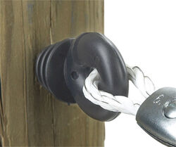 Dare Products Electric Fence Insulator - Wood Post Black