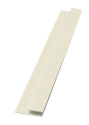 Sequentia Crane Composites .10 in. H X 96 in. L Prefinished Almond Polypropylene Cap Molding