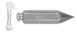 General Tools 5 oz Steel Plumb Bob 3-3/8 in. L 1 pc