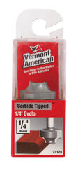 Vermont American 1 in. D X 1/4 in. R X 1 in. L Carbide Tipped Ovolo Router Bit
