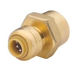SharkBite 1/4 in. Push T X 1/2 in. D FPT Brass Reducing Connector