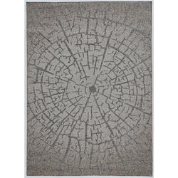 Linon Home Decor 6.5 ft. L X 9.5 ft. W Gray Outdoor Polypropylene Rug