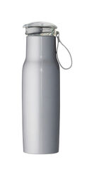 Built NY 18 oz Flip Top Silver BPA Free Insulated Bottle