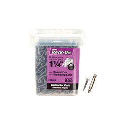 ITW Rock-On No. 9 S X 1-1/4 in. L Phillips Round Head Cement Board Screws 800 lb 1 pk