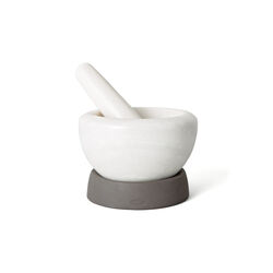 Chef'n White/Gray Silicone Mortar and Pestle