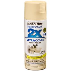 Rust-Oleum Painter's Touch 2X Ultra Cover Satin Ivory Silk Spray Paint 12 oz