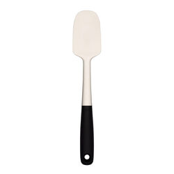 OXO Good Grips 2-5/16 in. W X 11-3/4 in. L Black/White Silicone Spoon Spatula