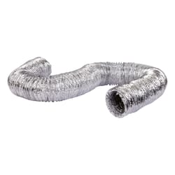 Ace 240 in. L X 4 in. D Silver Aluminum Dryer Transition Duct