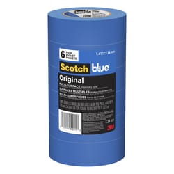 ScotchBlue 1.41 in. W X 60 yd L Blue Medium Strength Original Painter&#39;s Tape 6 pk