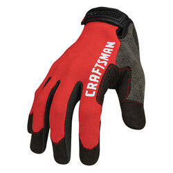 Craftsman Indoor/Outdoor Gloves Black/Red M 1 pair