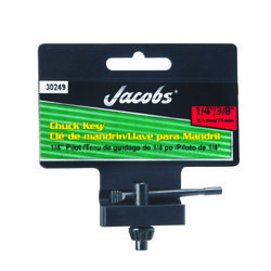 Jacobs 1/4 in. S X 1/4 in. S KG1 Chuck Key T-Handle Steel 1 pc