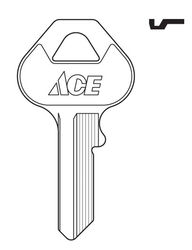 Ace Padlock Key Blank CP-1 Single For