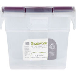 Snapware Total Solution 2 cups Clear Food Storage Container 1 pk