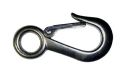 Baron 1-1/8 in. D X 4-5/8 in. L Polished Steel Snap Hook 400 lb