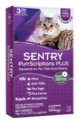 Sentry Prescriptions Plus Liquid Cat Flea Treatment Adulticide 0.047 oz