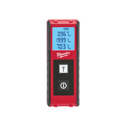 Milwaukee 4 in. L X 1-1/2 in. W Laser Distance Meter 65 ft. Red 1 pc