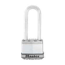 Master Lock 1-9/16 in. H X 11/16 in. W X 1-3/4 in. L Laminated Steel Dual Ball Bearing Locking