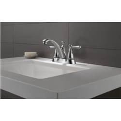 Peerless Apex Chrome Two Handle Lavatory Faucet 4 in.