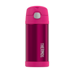 Thermos FUNtainer 12 oz Vacuum Insulated Pink BPA Free Thermos Bottle