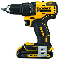 DeWalt Atomic 20V MAX 20 V 1/2 in. Brushless Cordless Compact Drill Kit (Battery & Charger)